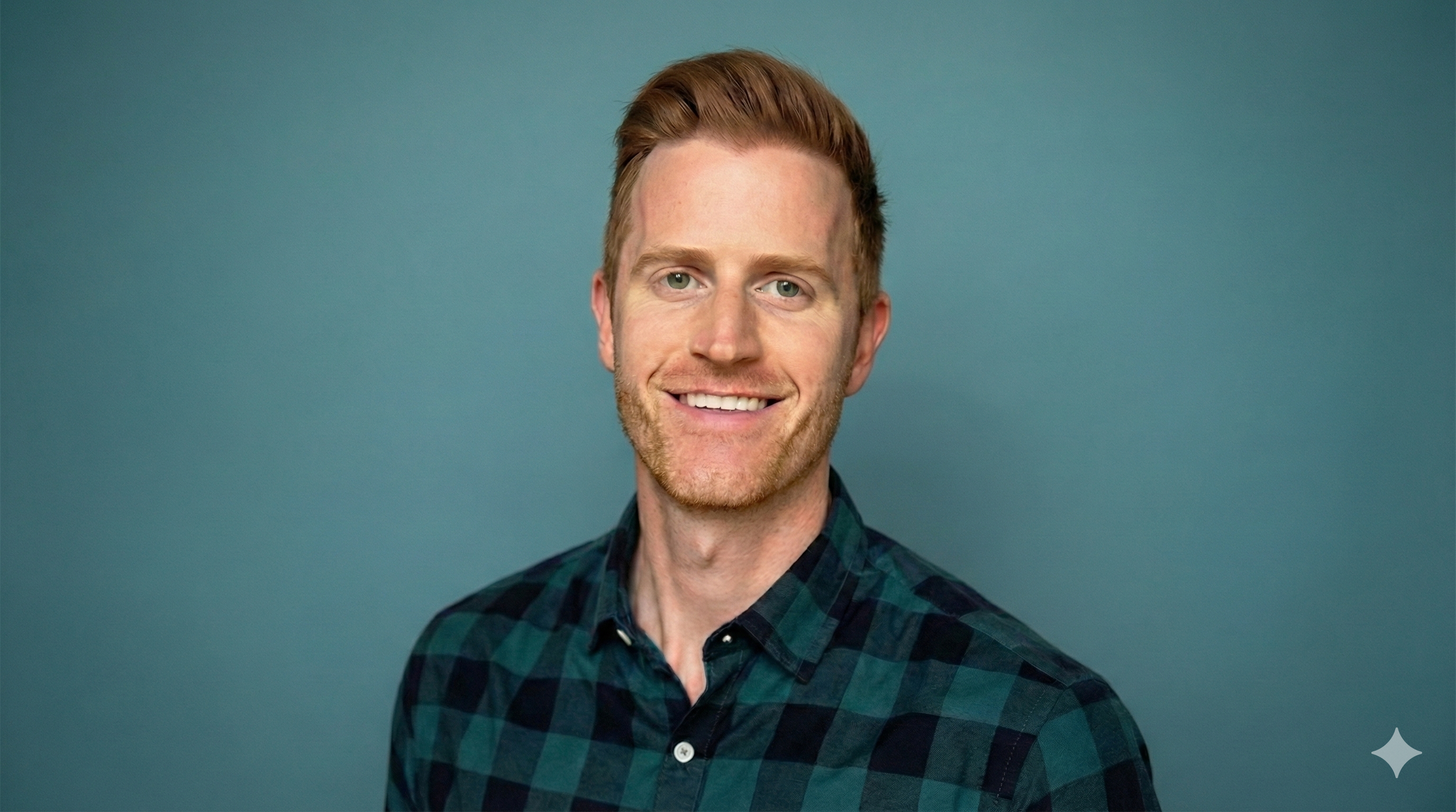 Portrait of Shane Foster in an office